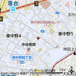 BARU 東中野 GRILL周辺の地図