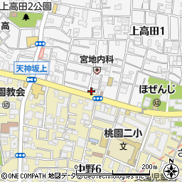 薬局アポック上高田店周辺の地図