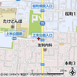 ナナヨウオート　東小金井店周辺の地図