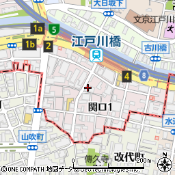 フィッツミー　江戸川橋店周辺の地図