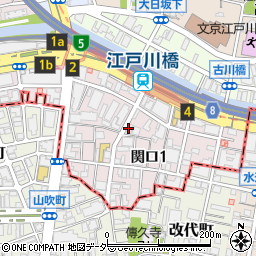 まいばすけっと江戸川橋駅南店周辺の地図