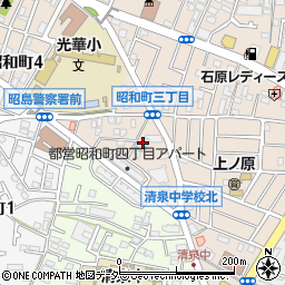 東京フリー・メソジスト昭島教会周辺の地図