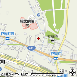 東京都八王子市戸吹町327周辺の地図