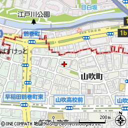 東京都新宿区山吹町354-11周辺の地図