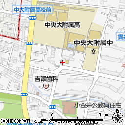 パークジャパン貫井北町第２駐車場周辺の地図