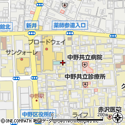 東京都中野区中野5丁目55 1の地図 住所一覧検索 地図マピオン