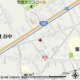 千葉県匝瑳市上谷中2237-2周辺の地図