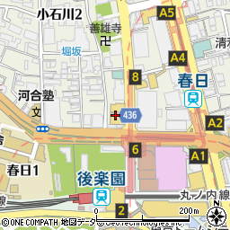 アイセイ薬局後楽園店周辺の地図