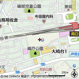 タイムズＪＲ佐倉駅南口駅前第１駐車場周辺の地図