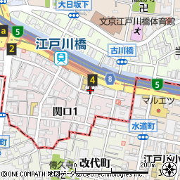 東京地下鉄株式会社　有楽町線江戸川橋駅周辺の地図