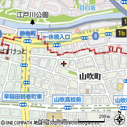 東京都新宿区山吹町354周辺の地図