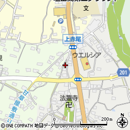 山梨県甲州市塩山赤尾667-6周辺の地図