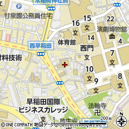 東京都新宿区西早稲田1丁目3-10周辺の地図