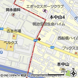 千葉県船橋市本中山4丁目10-3周辺の地図