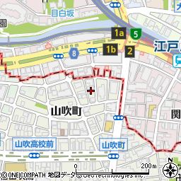 東京都新宿区山吹町362周辺の地図