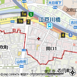 東京都文京区関口1丁目10-2周辺の地図