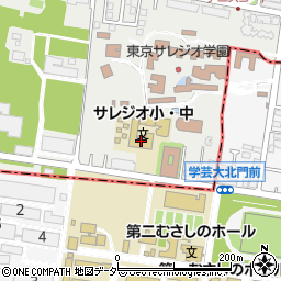 東京サレジオ学園周辺の地図