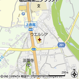 山梨県甲州市塩山赤尾229周辺の地図