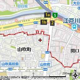 東京都新宿区山吹町365周辺の地図