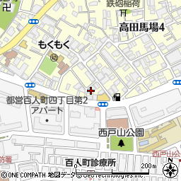 日本経済新聞社高田馬場専売所周辺の地図