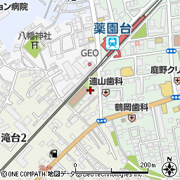 ベストライフ船橋薬園台周辺の地図