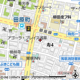 浅草介護老人保健施設周辺の地図