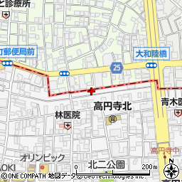 ファミーユ高円寺周辺の地図