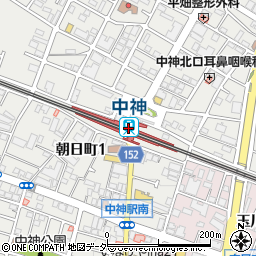 東京都昭島市周辺の地図
