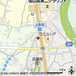 山梨県甲州市塩山赤尾272周辺の地図