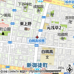 東上野２丁目パーキングメーター２周辺の地図