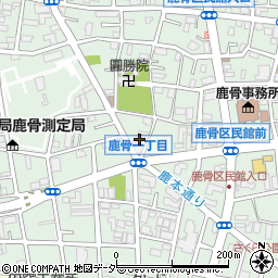 東京都江戸川区鹿骨1丁目周辺の地図