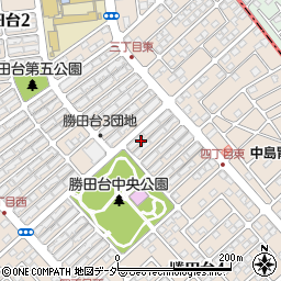千葉県八千代市勝田台周辺の地図