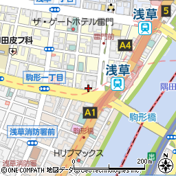 浅草養生所オステオパシー研究所周辺の地図