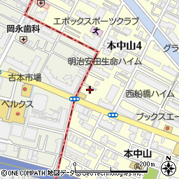 千葉県船橋市本中山4丁目10-7周辺の地図