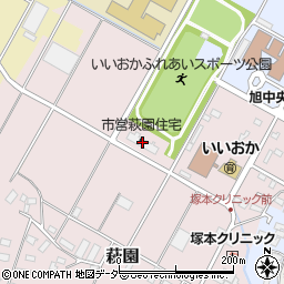 市営萩園住宅周辺の地図