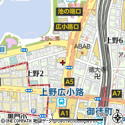上野レディースクリニック周辺の地図