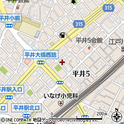 ライオンズステージ平井周辺の地図
