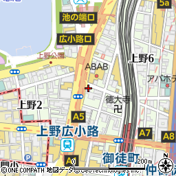 スタジオ・ザ・マリンクラブ　上野支店周辺の地図