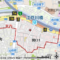 東京都文京区関口1丁目10-20周辺の地図