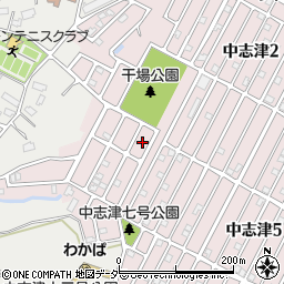 千葉県佐倉市中志津5丁目30周辺の地図