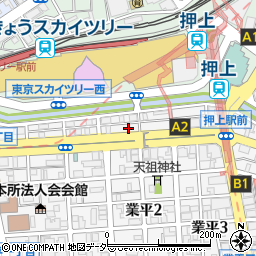 竿辰本店周辺の地図