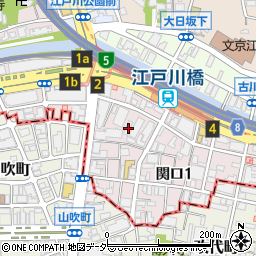 東京都文京区関口1丁目10-17周辺の地図