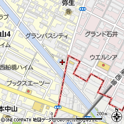 千葉県船橋市本中山3丁目5-11周辺の地図