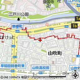 東京都新宿区山吹町356周辺の地図