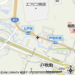 東京都八王子市戸吹町372周辺の地図