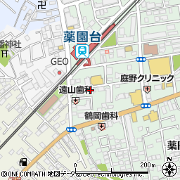 有限会社大久保クリーニング　薬円台店周辺の地図
