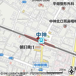 セブンイレブン中神駅北口店周辺の地図