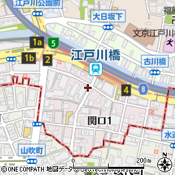 東京都文京区関口1丁目10-21周辺の地図