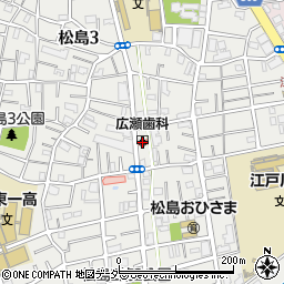広瀬歯科医院周辺の地図
