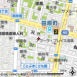 東京都台東区寿2丁目周辺の地図